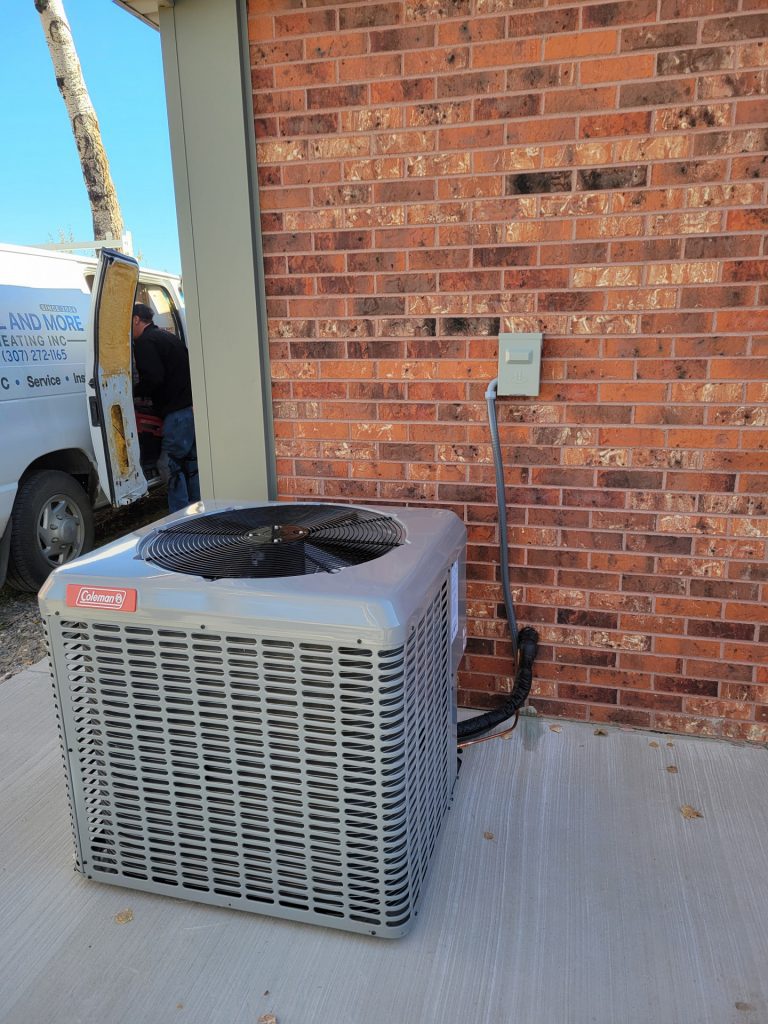 air conditioning installation by Cool and More Heating