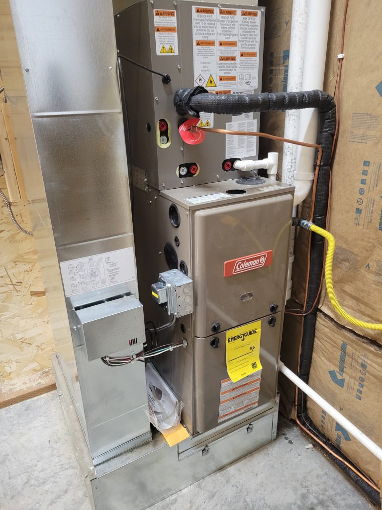 furnace installation by Cool and More Heating